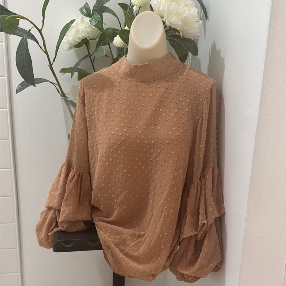 Wishlist ApparelElegant Tan Women's Top